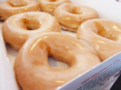 aquafood:  Krispy Kreme Glazed Doughnuts. 