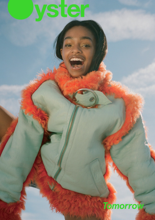 oystermag:Oyster #109: The Tomorrow Issue cover three stars #SelahMarley shot by #JuneCanedo and sty