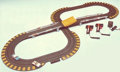 boomerstarkiller67:  Slot car racing sets 