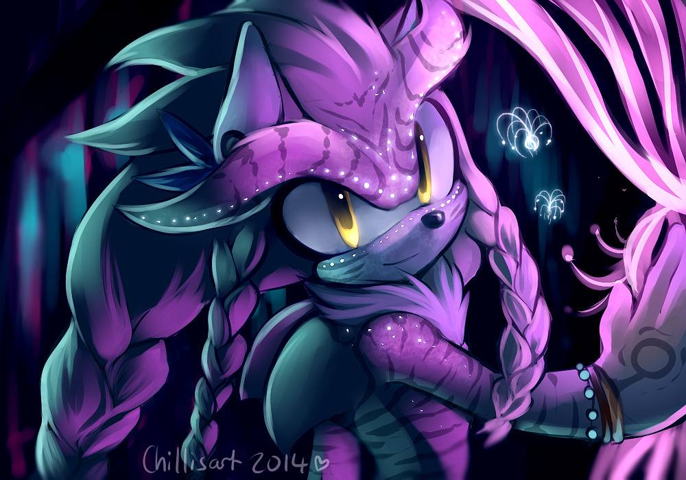 chillisart:  Aand a Silver to complete the Na’vi trio! High res - Sonic - Shadow