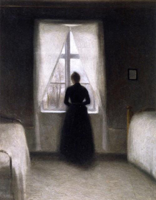 Vilhelm Hammershøi, “Bedroom”, 1890