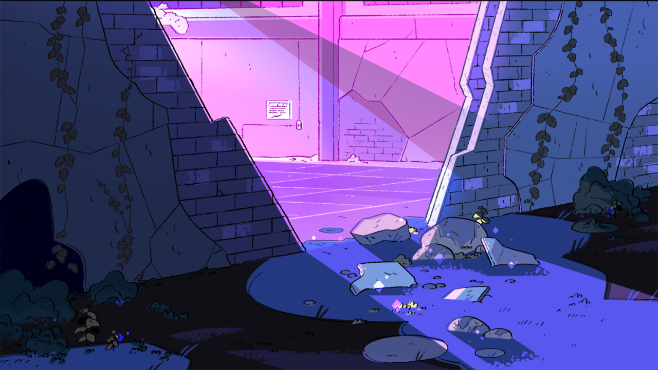 A selection of Backgrounds from the Steven Universe episode: Alone TogetherArt Direction: