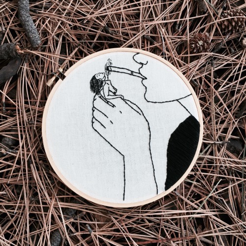 transcendentfacticity: embroidered variety of  @ebriosity “spark me up”