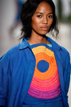 babyzodiac:  Adesuwa @ Mara Hoffman - Fashion Week Spring 2015 