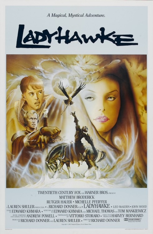 fuckyeahmovieposters:Ladyhawke…i must watch this