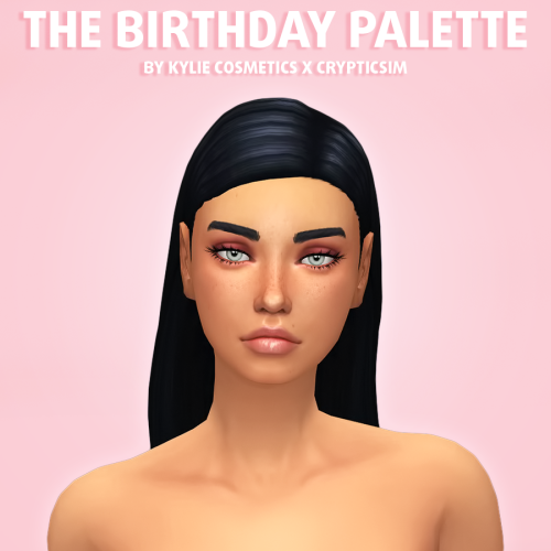 crypticsim: THE KYLIE COSMETICS BIRTHDAY PALETTE This eyeshadow comes with the original 9 shades plu