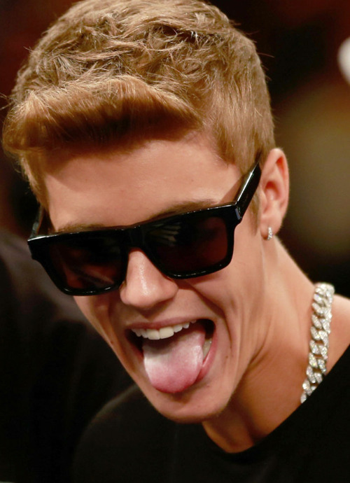  JUSTIN WHAT IS THAT WHITE STUFF ON YOUR TONGUE  