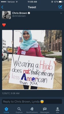 ghettablasta:   How are you, a non-Muslim going to tell a Muslim that the reason she wears a hijab is because she’s forced to, then tell her to research it?  