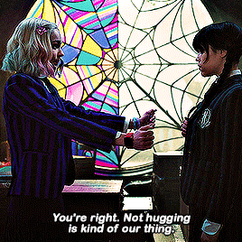 ENID + Finally Getting That Hug From Wednesday
