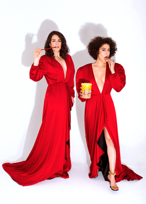 jessicahuangs: Abbi Jacobson and Ilana Glazer for WWD Magazine (2019)