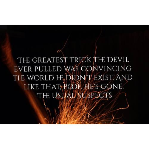Check Out Our Other Posts For More Movie Quotes! #moviequotes #theusualsuspects #kevinspacey #beniciodeltoro