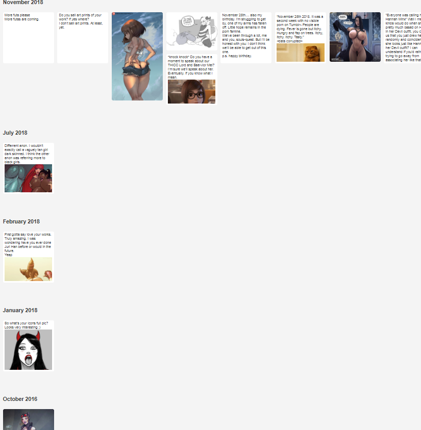 devilhs-adult-art: Tumblr trying to convince me that 2017 never happened. Archives