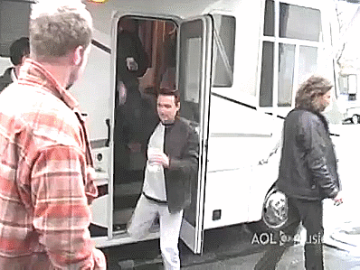 izzybearstradlin:  Pearl Jam behind the scenes of the AOL sessions in 2006 