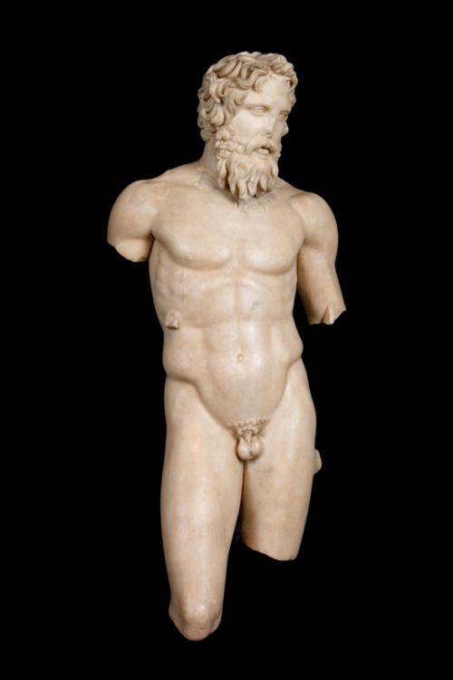 greekromangods:NeptuneRoman copy of an eclectic work of the 1st century BCPentelic marbleMuseo di Sc