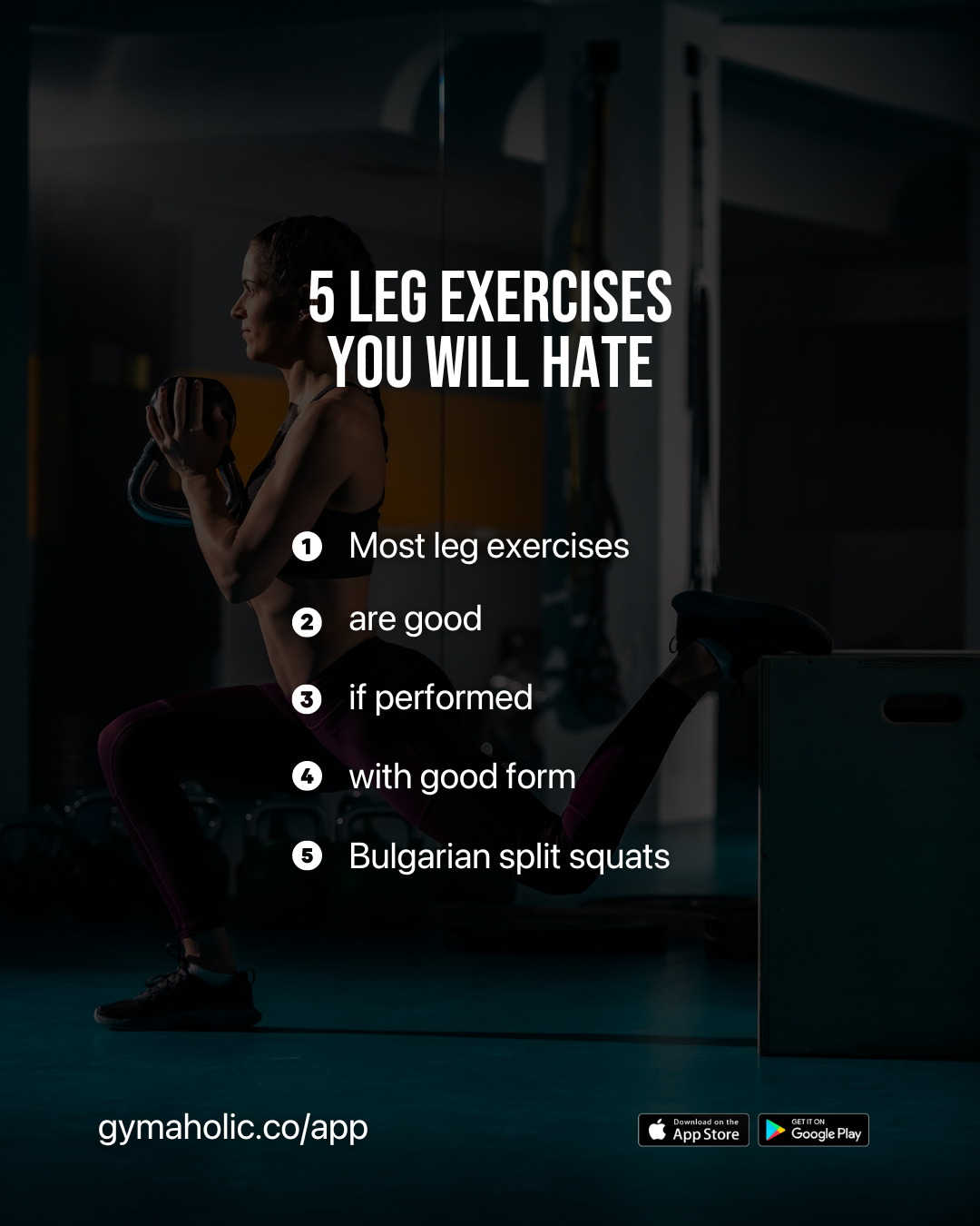 5 Leg Exercises You Will Hate