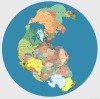 Map of Pangaea with current international borders.
“ Pangaea was a supercontinent that existed during the late Paleozoic and early Mesozoic eras, forming about 300 million years ago. It began to break apart around 200 million years ago. The single...