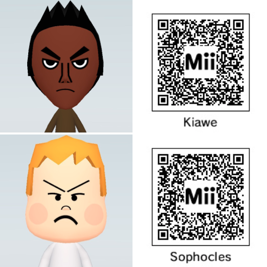 The Mii Gallery Can You Make A Mii Of Kiawe And Sophocles From