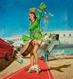 pinupgirlsart:  Al Brule (via Pin Up Girls