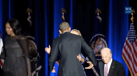 refinery29: Hug a loved one today. Gifs: The White House 