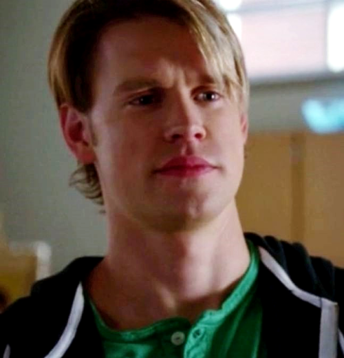 Chord Overstreet as Sam Evans in Glee.