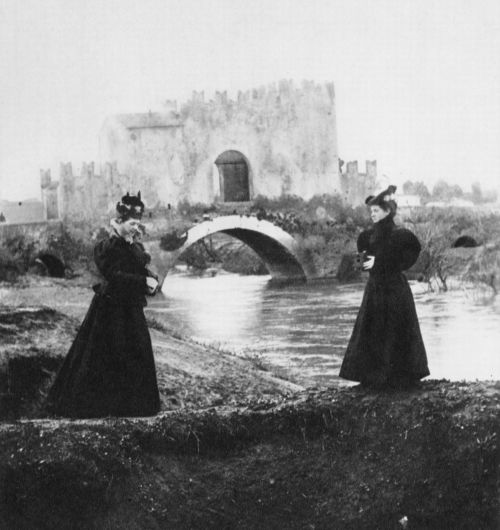 feuille-d-automne:Pont Nomentano par Giuseppe Primoli  , vers 1896.