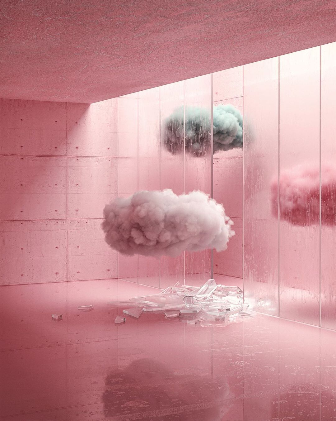 Image tagged with clouds pink aesthetic dreamcore on Tumblr