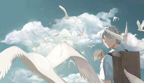 animexfavorites:  The Warbling Sea Shell ☆ Mushishi | 鼬鼬 [pixiv] 
