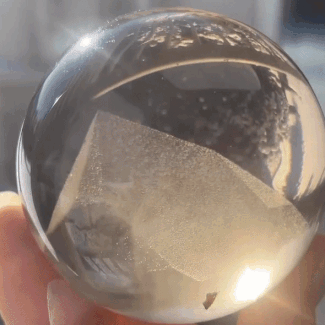 Citrine Sphere With 3D Phantoms | Source
