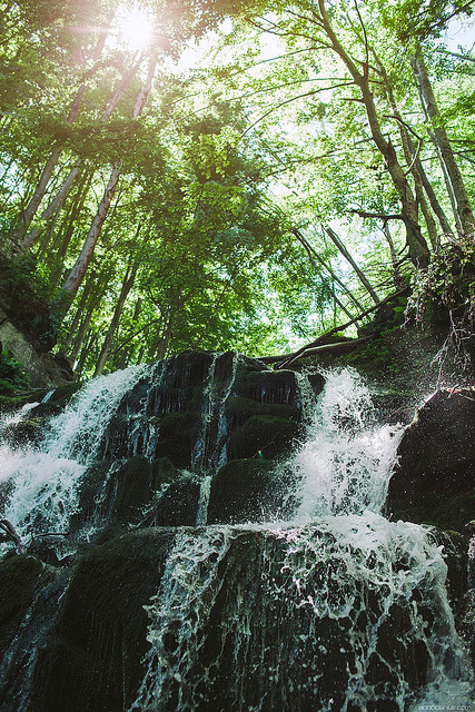 Waterfall by Oleh Slobodeniuk on Flickr.