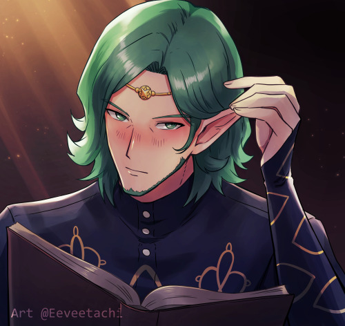 eeveetachi: I was in Seteth mood thanks to feh so… I had to draw him between my inktober work