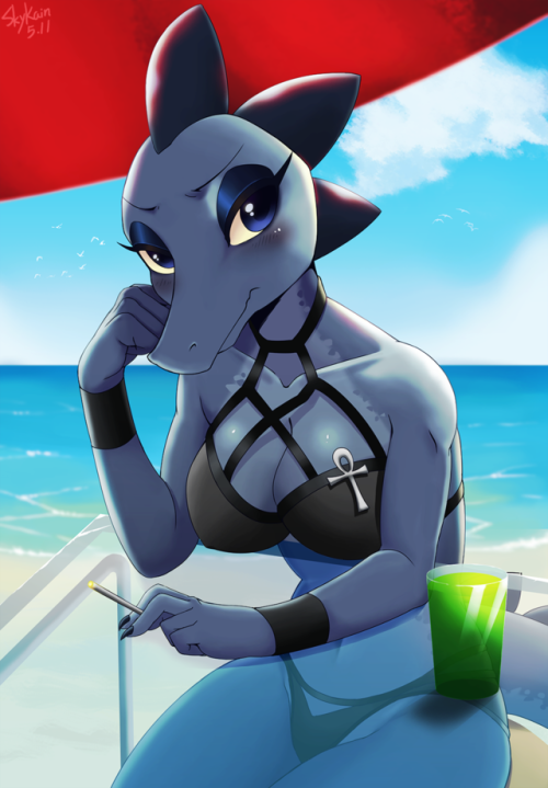 skykain:  Another Bea`s pic! Maybe a date at the beach could change the mood hope you like this :3  yummy~ ;9