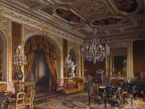 Mansion of Baron Stieglitz, The Main Study, 1869 by Luigi Premazzi (Italian, 1814–1891)