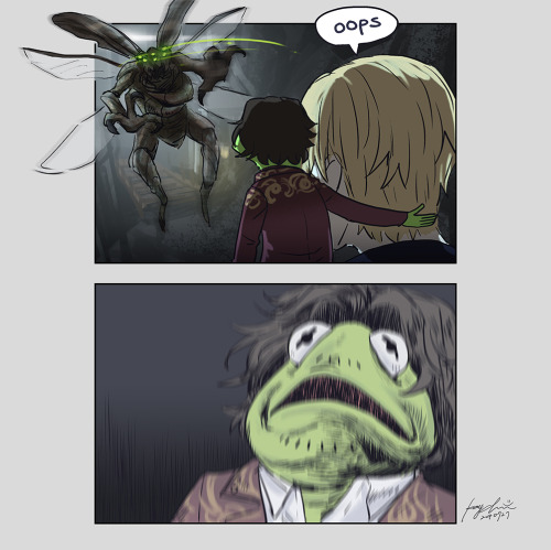 Fanart For @yummyicedlatte 's Muppets X RE Au With No Blur Effect Version: