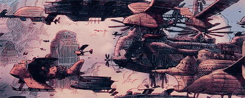 Laputa: Castle in the Sky (1986)Let’s live with the wind;With seeds, make fat the winter;With the bi