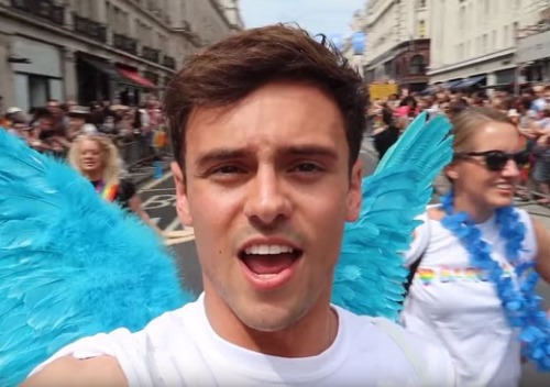 Tom Daley at the Gay Pride Parade in Londonwww.vjbrendan.com/2017/07/tom-daley-at-gay-pride-p