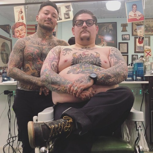 thehandsome:ワン・キング・ダウンはそれほど良いものではない (at Franklin’s Barber Shop)