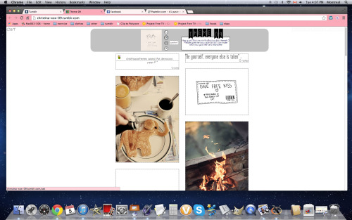 Theme 09 - Christinaxox Live Preview ☯ Code Perks:  Made more for personal/vertical blogs, but can b