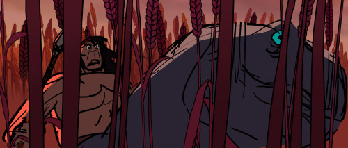 Color comps from episode 4 of Genndy Tartakovsky’s Primal.