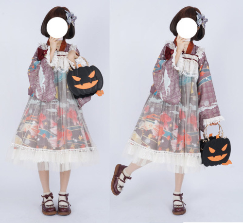 lolita-wardrobe: The Last 44 Morning Glory 【-Jack-o’-lantern-】 Lolita Bags◆ Shopping Link &
