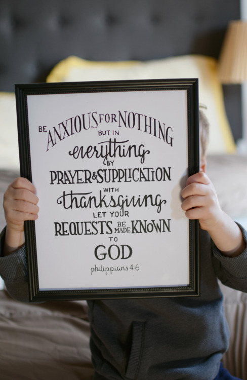 Hey! Philippians 4:6 prints are available in the store! Get yours here!