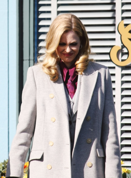 opustwelve:Kristin Bauer van Straten on the set of Once Upon a Time, season 4 - March 03, 2015. (by 