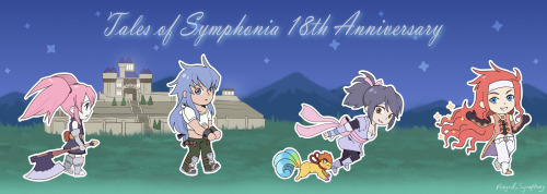 frayed-symphony: Happy 18th Anniversary Symphonia! - Sylvarant and Tethe’alla Sides I took the chibi