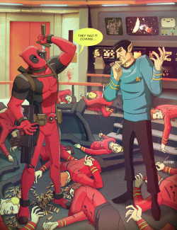 imthenic:  star trek x deadpool by m7781