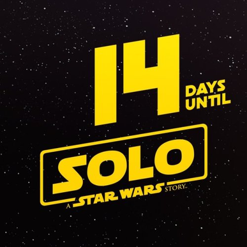 14 days until #Solo: A #StarWars Story t.co/EYXzL8c7GK@StarWarsCount