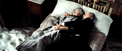 bubbagumps:► Film Facts➛ Titanic (1997)ღ The elderly couple seen hugging on the bed while water floods their room were the owners of Macy’s department store in New York, Ida and Isidor Straus, both of whom died on the Titanic. Ida was offered