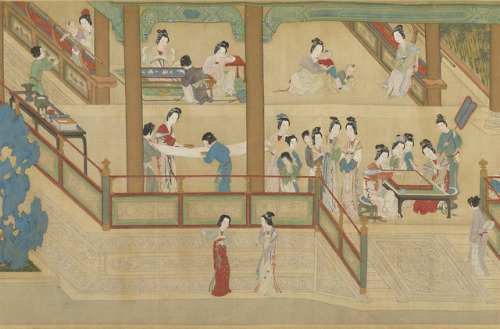 jeannepompadour:“Spring Morning in the Han Palace Ming Dynasty” by Qiu Ying, 16th centur