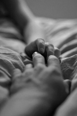 Reaching out to intertwine fingers with you.