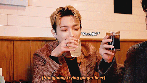 Hongjoong & Santrying Classic British Food For The First Time (yt; @jolly)