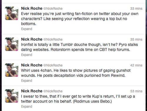 ceryskitty:  primusdick:  biorobo:  till-all-are-one:  Nick Roche is posting his