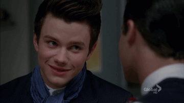 nikusiatko:  Pre-Klaine, early Klaine, steady Klaine, broken - up Klaine and engaged Klaine looking at each other. Some things never change… 